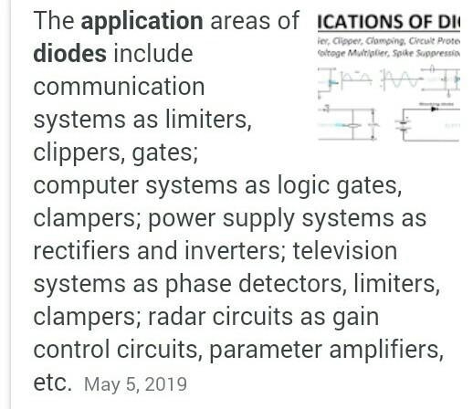 Uses of diodes in the society​-example-5