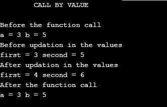 Consider the following program written in C-like syntax: void incr(int first, int-example-2