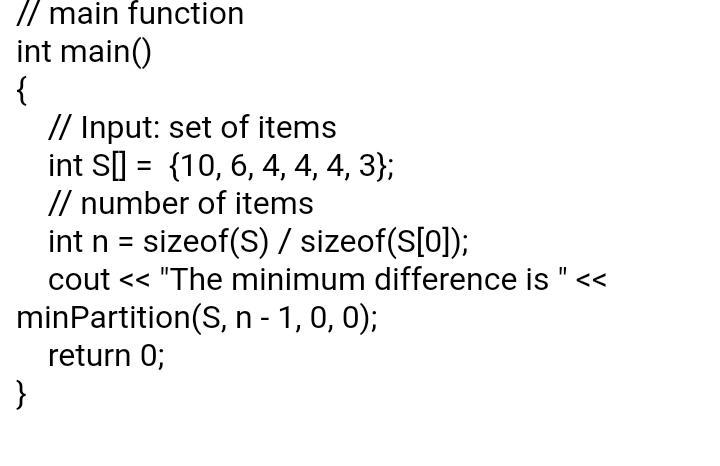 Given a set S = {a1, a2, ..., an} of positive integers (denoting asset values), Set-example-2