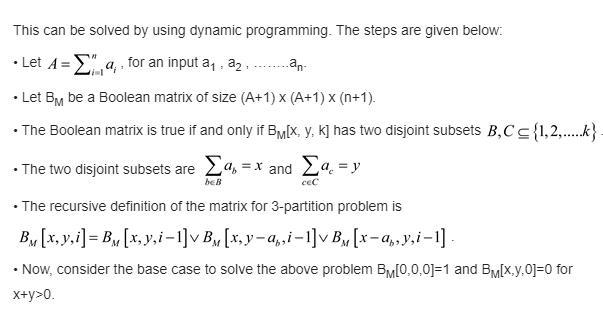 Consider the following 3-PARTITION problem. Given integers a1; : : : ; an, we want-example-1