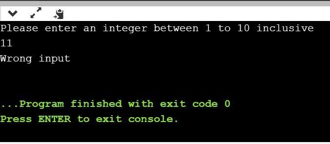 Create a program in Python that prompts the user to enter an integer number within-example-1