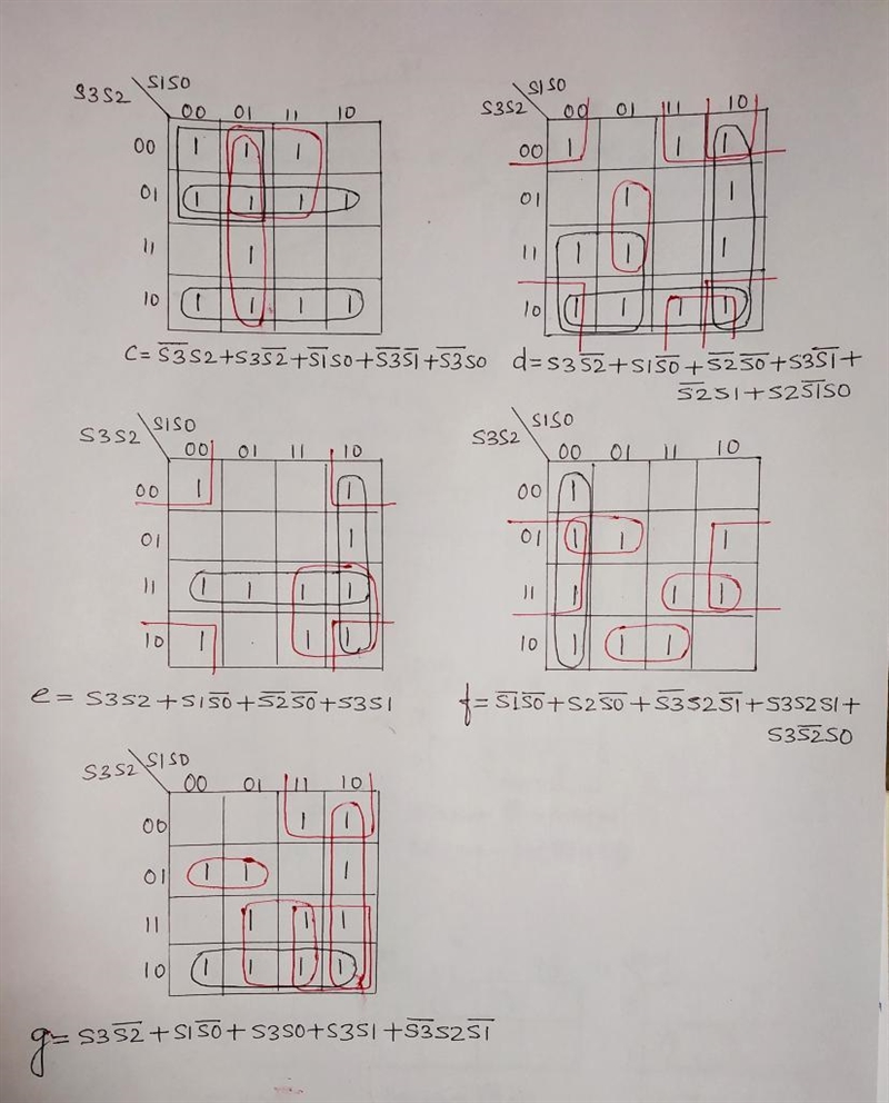 b) Derive the logic expressions for the incrementor and 7-sgement decoder. Since software-example-2