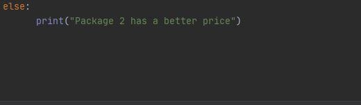 Write a Python program that can compare the unit (perlb) cost of sugar sold in packages-example-2