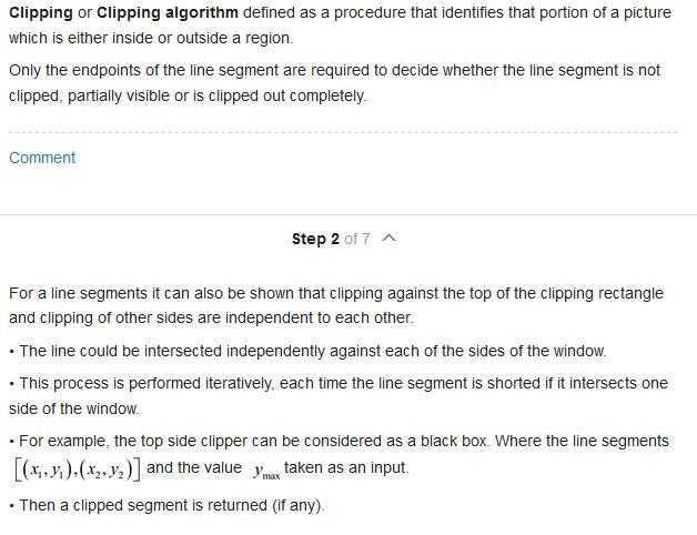 For a line segment, show that clipping against the top of the clipping rectangle can-example-1