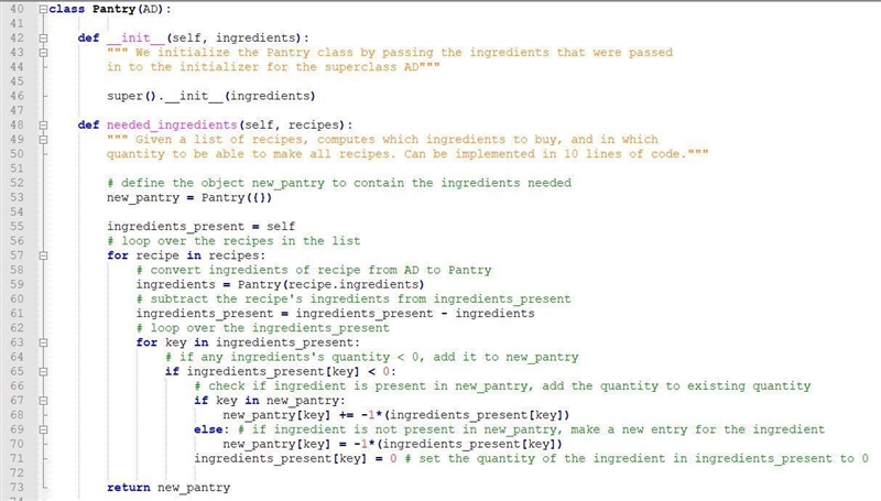 Before making a dish, we want to check whether we already have the necessary ingredients-example-1