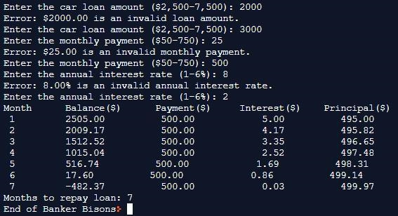 2) [13 points] You’ve been hired by Banker Bisons to write a C++ console application-example-1