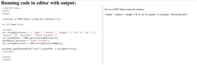 Assign json Data with the parsed value of the string Structure variable. Then, assign-example-1