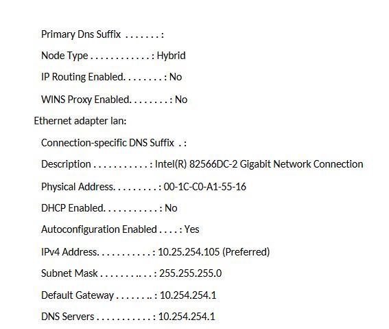 The network technician adds a new computer on the 10.254.254.0 network and configures-example-1