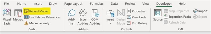 Sara would like to begin creating macros in Excel 2016. Where can she find the ability-example-1