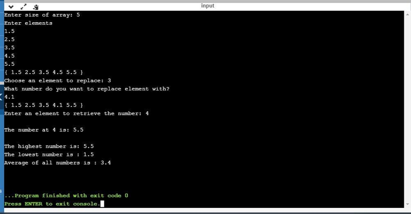 Number Array Class Design a class that has an array of floating-point numbers. The-example-1