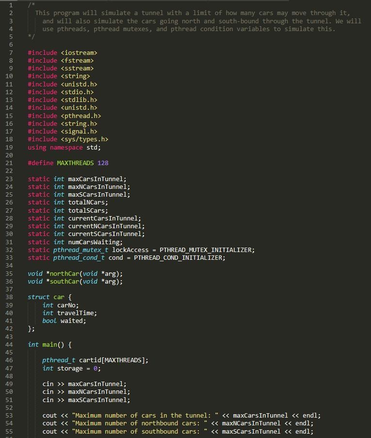 OBJECTIVE This project will familiarize you with the use of pthreads, pthread mutexes-example-1