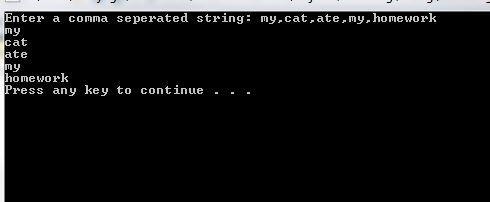 Now, extend your test program by adding a second function named split that will identify-example-1