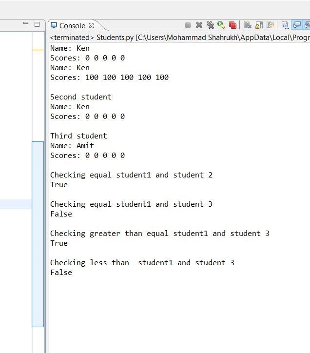 Add three methods to the Student class that compare twoStudent objects. One method-example-3