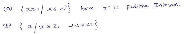 Generate the requested sets using only set builder notation and the provided sets-example-1