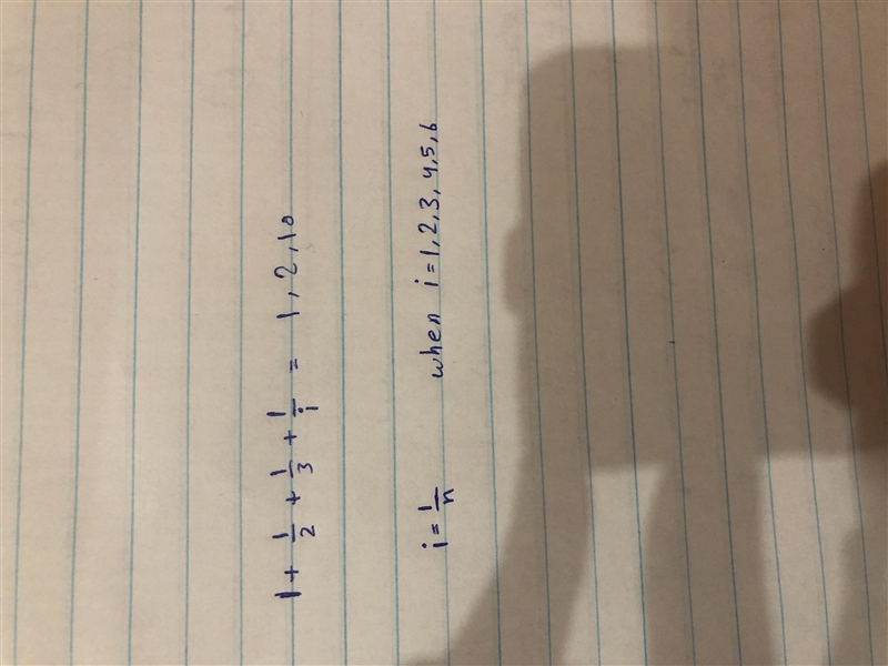 Write a recursive method to compute the following series: 1 + 1/2 + 1/3 + 1/i ... Write-example-1