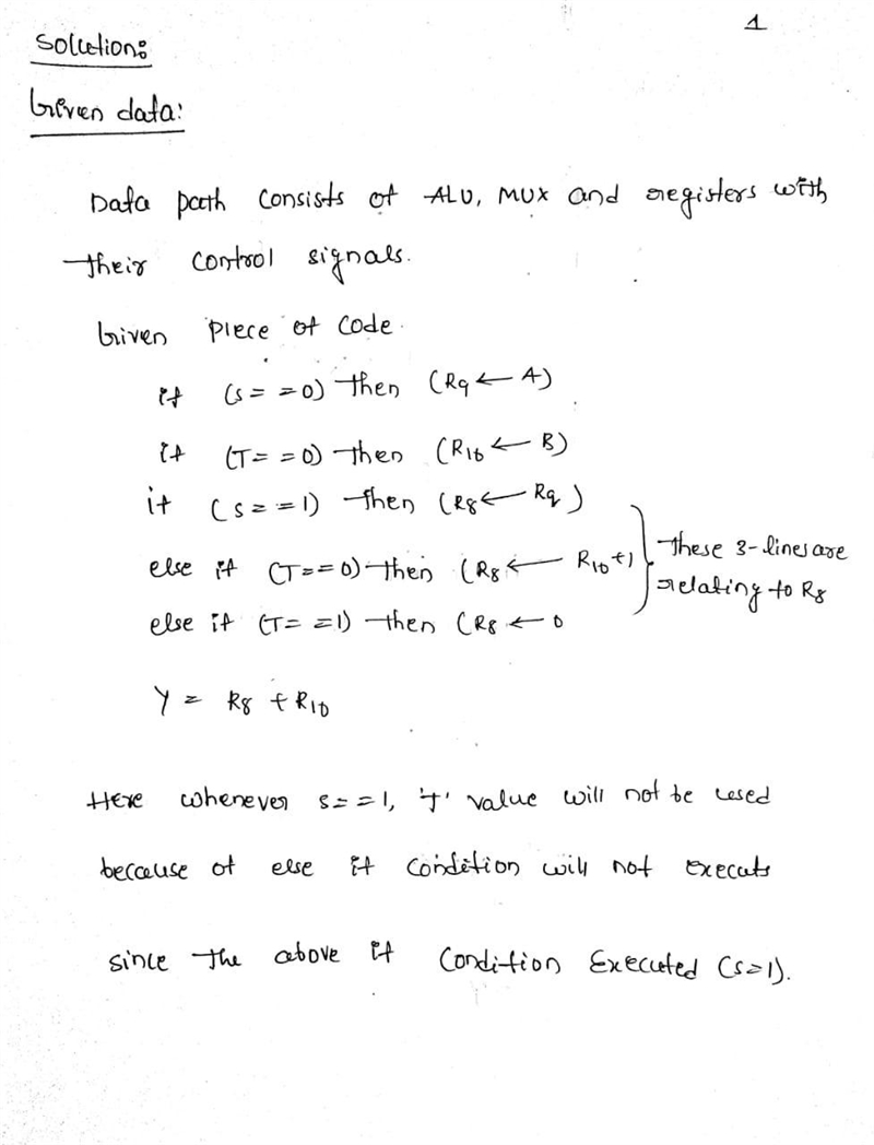 Draw a datapath that can perform the following set of register replacement and combinational-example-1