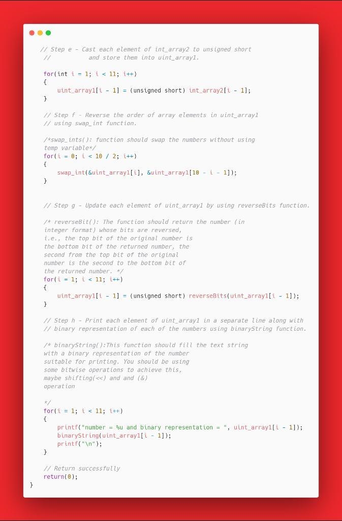 Complete the commented parts in the code below: #include #include #include // Functions-example-1