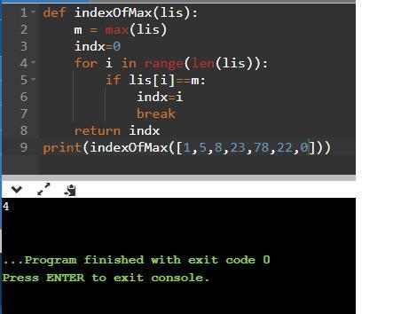 Python Activity: We will pass in a list of numbers. Your job is to find the largest-example-1