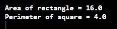 1. Write a pair of classes, Square1 and Rectangle1. Define Square1 as a subclass of-example-1