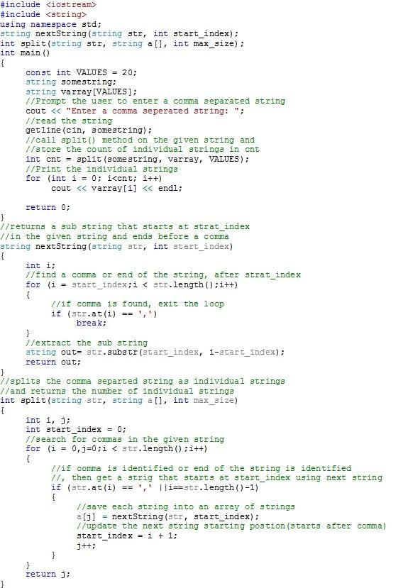 Now, extend your test program by adding a second function named split that will identify-example-2