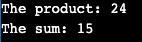 Create a Python file named num_sum.py that contains: The definition of two functions-example-1