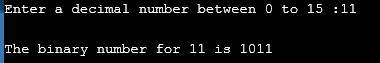 Write a program that prompts the user to enter a decimal number between 0 and 15 and-example-2