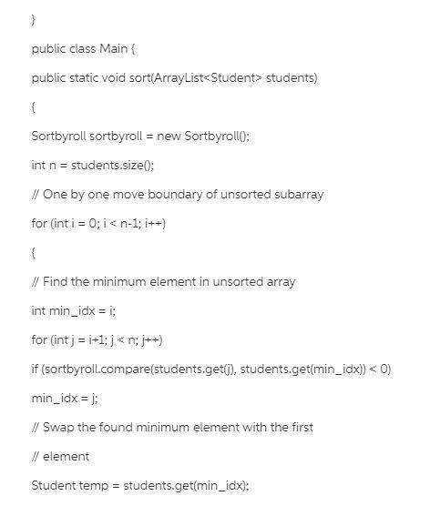 Create a Java program that will store 10 student objects in an ArrayList, ArrayList-example-3