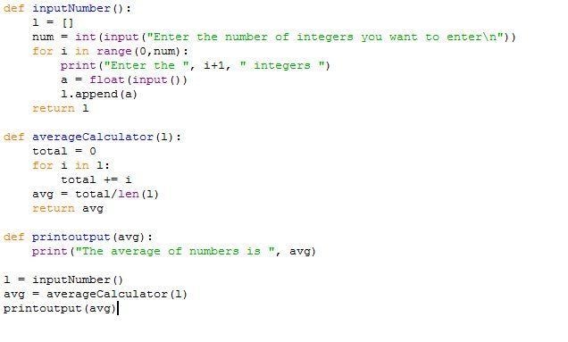 Input a list of positive numbers, find the mean (average) of the numbers, and output-example-1