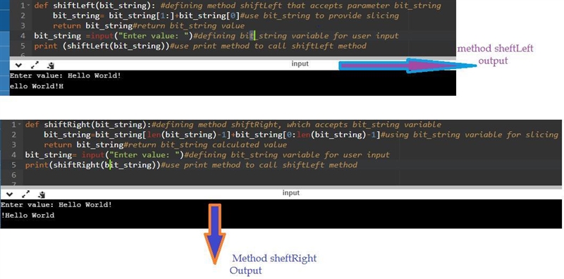 A bit shift is a procedure whereby the bits in a bit string are moved to the left-example-1