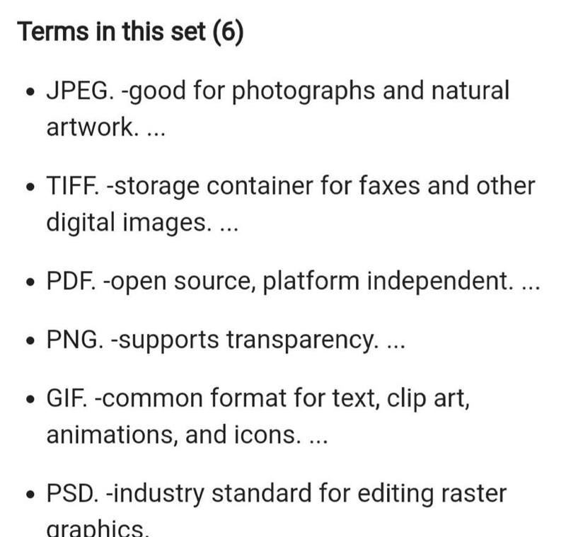 List six common raster image file types.-example-1