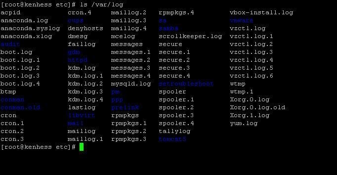 Use the pattern of syntax for Linux commands to view messages generated by the kernel-example-2