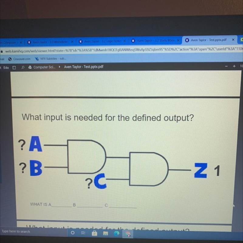 What input is needed for the defined output?-example-1