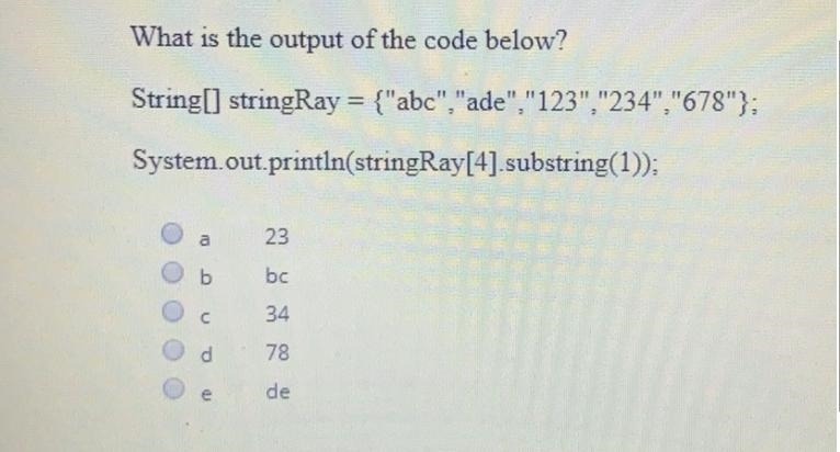 What is the output of the code below? PLEASE HELP!! TIME LIMIT!!-example-1