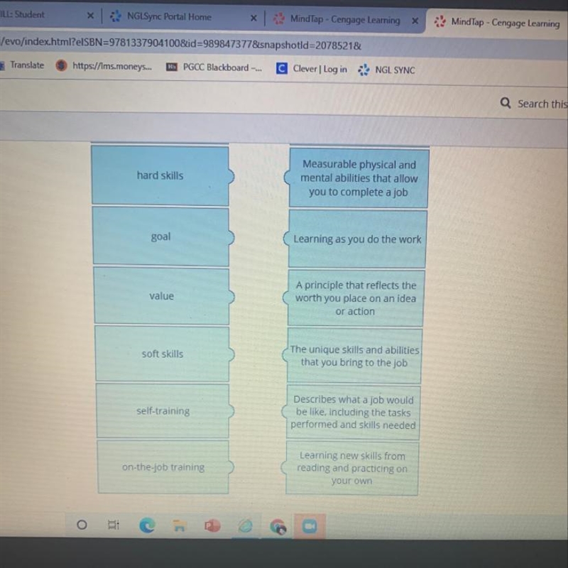 I need help Match each words with its definition!!! Please helpppppppp-example-1