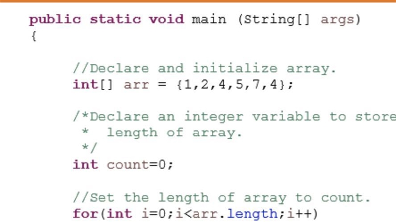 An array of ints, arr, has been declared and initialized. Write the statements needed-example-2