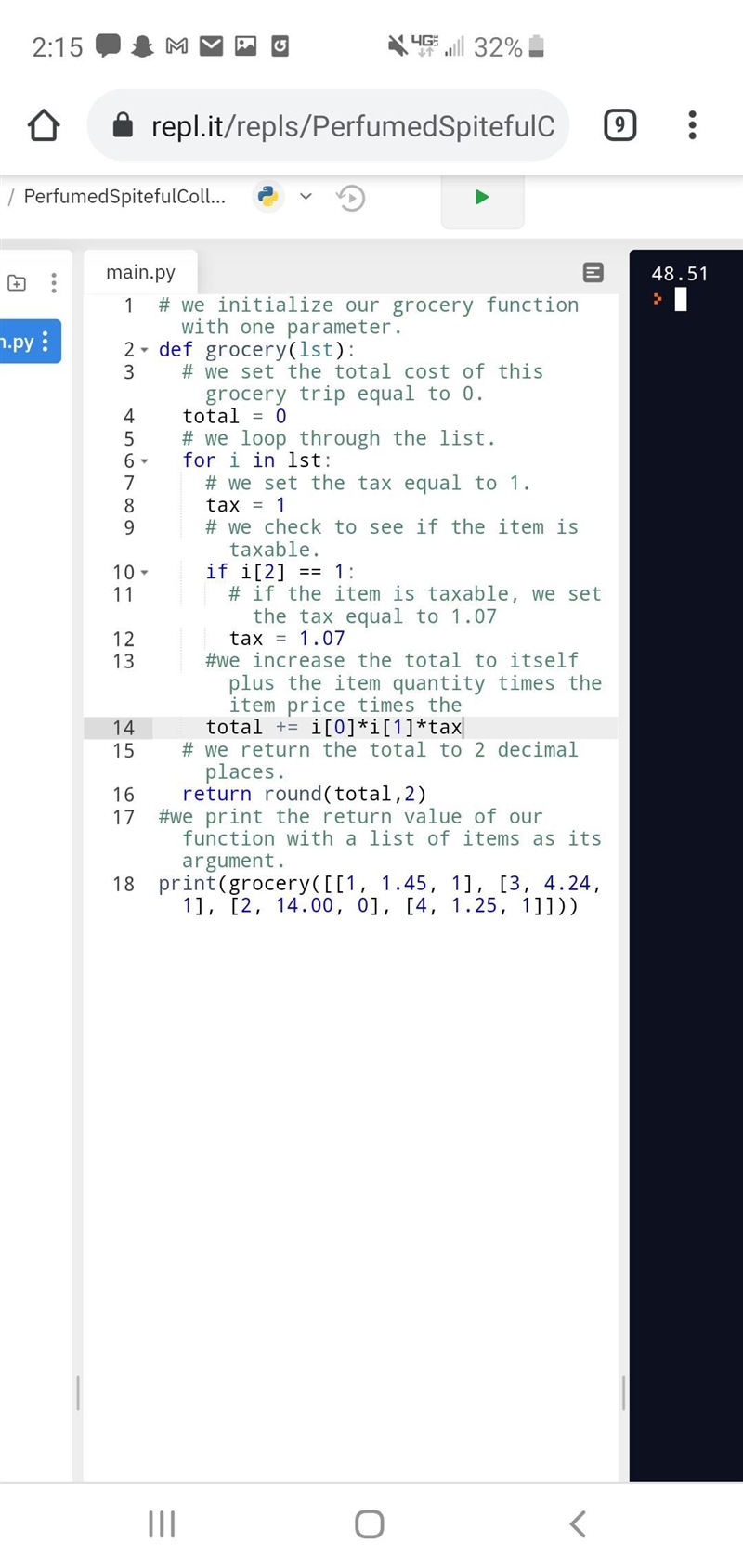 Code Problem 4 in Python 2. Problem 4 You’ve been hired to write a Python program-example-1