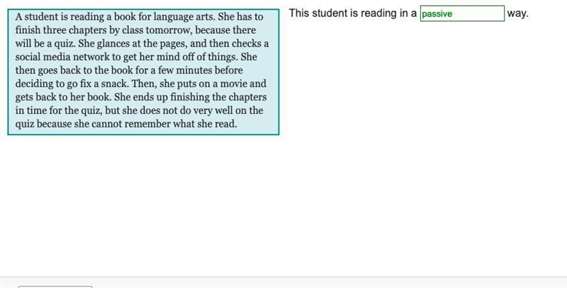 A student is reading a book for language arts. She has to finish three chapters by-example-1