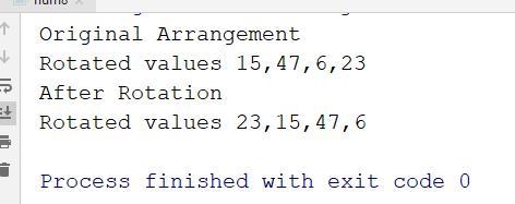 Write the definition of a function named rotate4ints that is passed four int variables-example-1