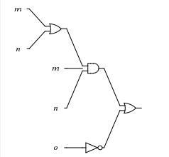 Draw a truth table & logic circuit corresponding to the following logic statement-example-2