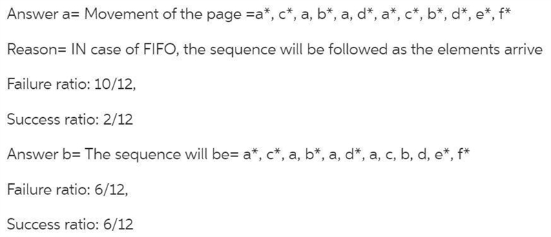 Given that a seven-page program (with pages a, b, c, d, e, f, g) requests pages in-example-1