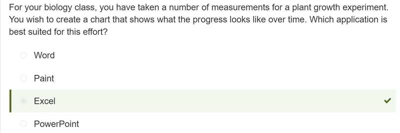 For your biology class, you have taken several measurements for a plant growth experiment-example-1