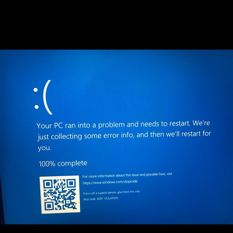 My laptop is stuck on the blue screen of death I can’t shut it down what should I-example-1