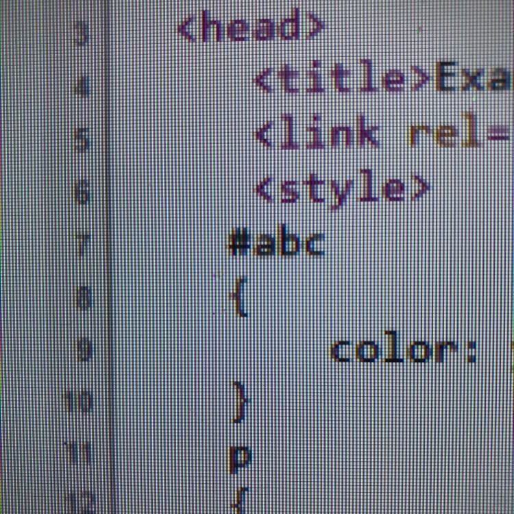 What does #abc mean in a css code-example-1