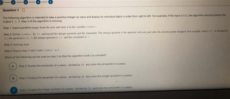 Is my answer correct? I am having trouble and this is AP Computer Science Principles-example-1