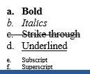 Which statement does NOT describe working with text in presentation programs? A. Font-example-3