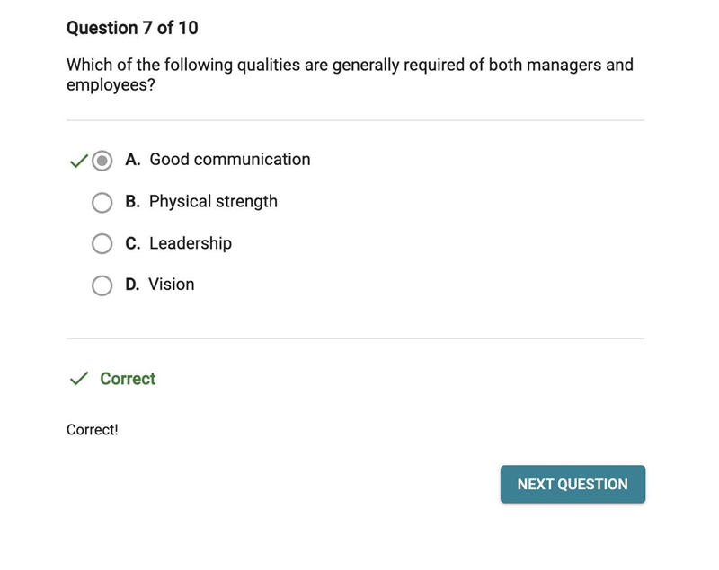 Question 8 OT TU 3 Points Which of the following qualities are generally required-example-1