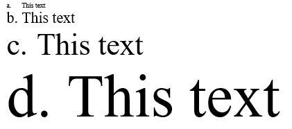 Which statement does NOT describe working with text in presentation programs? A. Font-example-1