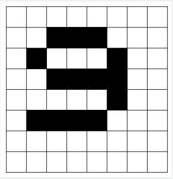 A bitmap picture can be represented by hexadecimal numbers. Each two-digit hexadecimal-example-1