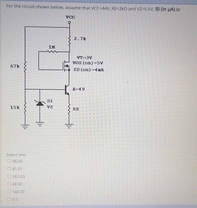 For the circuit shown below ​-example-1