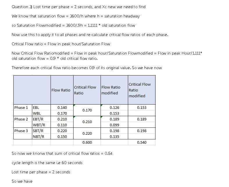 Currently, the lost time of each stage is 4 seconds, and intersection critical v/c-example-3